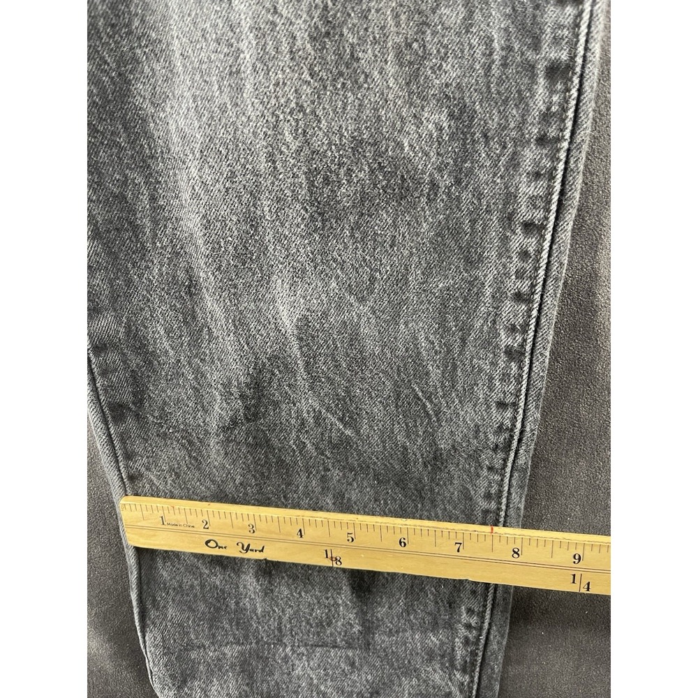 Levi's 501 Men's 34x34 Black‎ Gray Jeans Straight Leg Vintage Classic - Picture 10 of 14